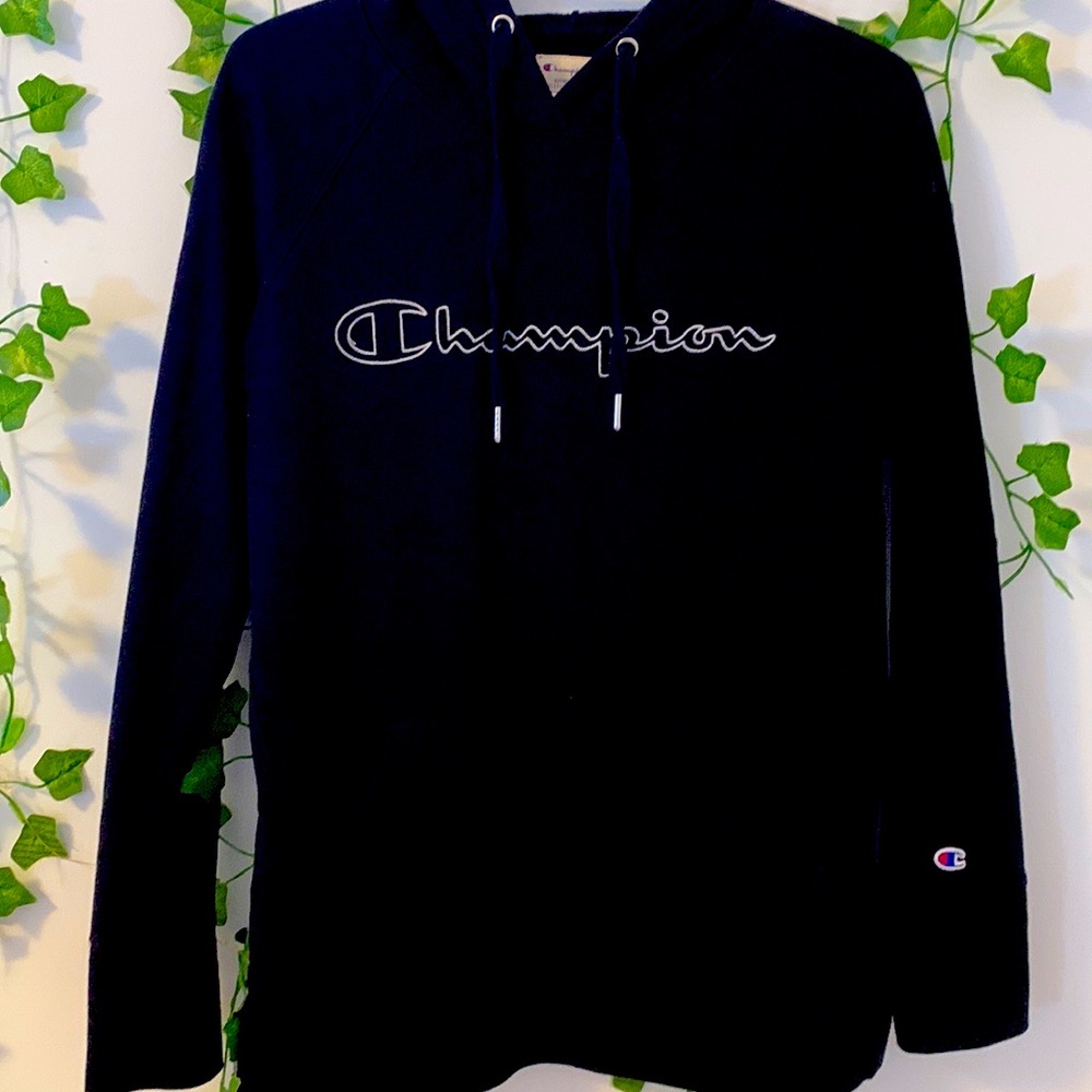 Athletic Black Champion Hoodie